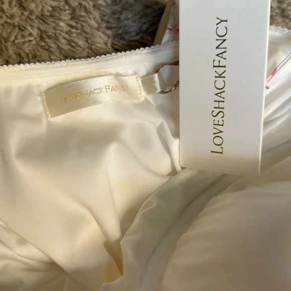 LoveShackFancy Veranda Mina One Piece | Cherry Bow Print | Dustbag | NWT | S - Picture 11 of 15